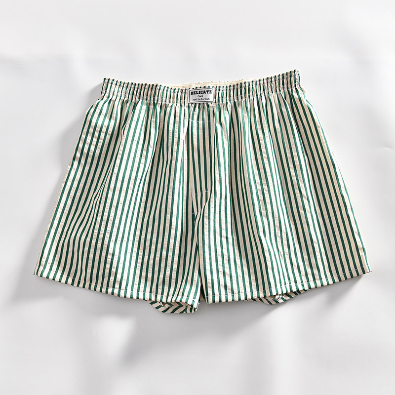 自留两条！亲肤水洗棉！新品男士透气薄款宽松条纹阿罗裤家居短裤,淘宝优惠券,粉丝福利购,淘宝优惠卷