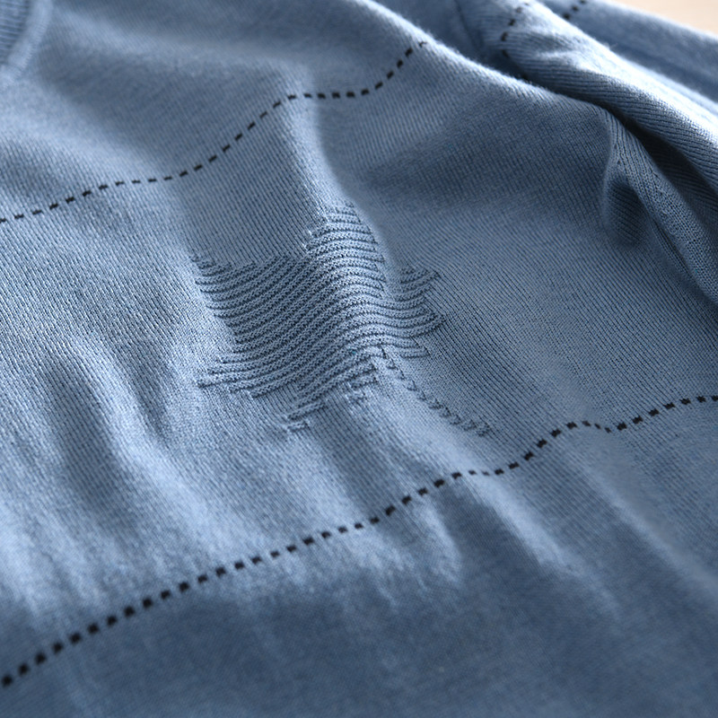 捡漏羊毛混纺！外贸男装工厂尾货套头圆领条纹提花休闲长袖针织衫,淘宝优惠券,粉丝福利购,淘宝优惠卷