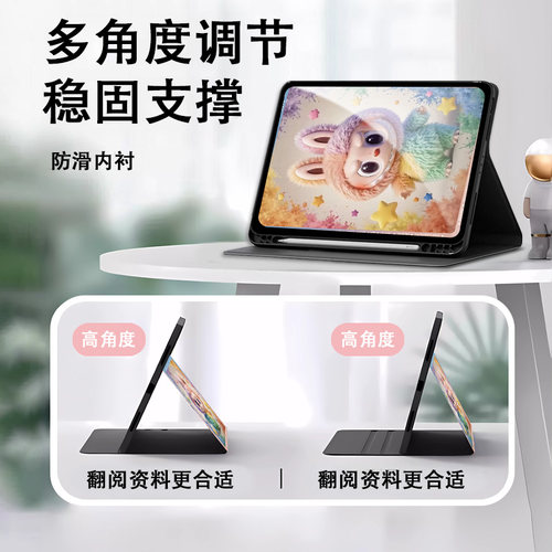 适用于新款iPadair7保护套Pro12.9英寸保护壳iPad10/11mini4/5迷你1/2/3苹果air6平板第8/9代2024带笔槽13 - 图1