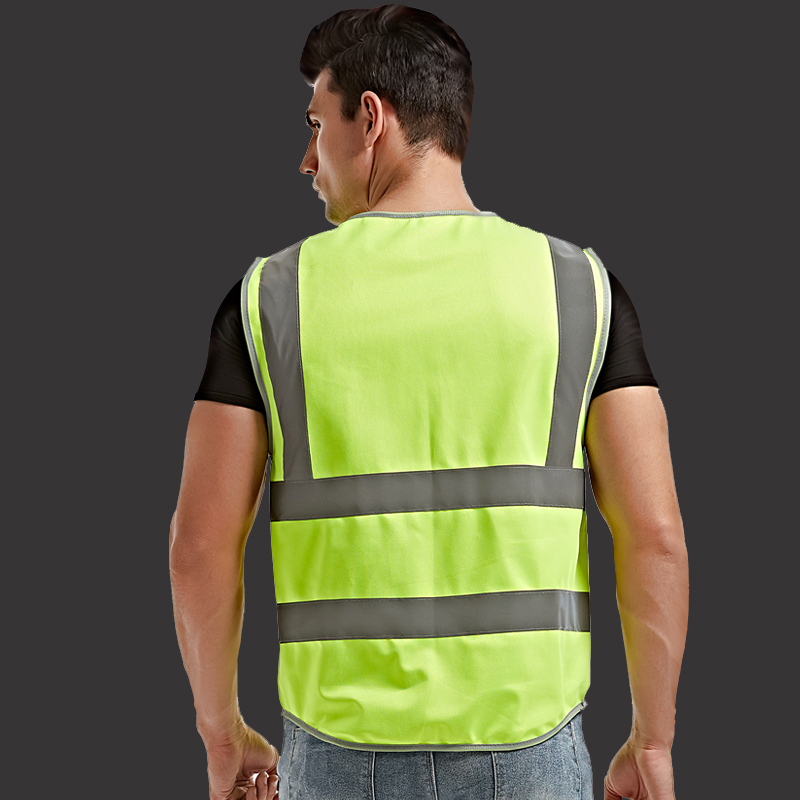 雄然反光背心安全服施工安全马甲反光衣多口袋马甲反光马甲定制_虎窝淘