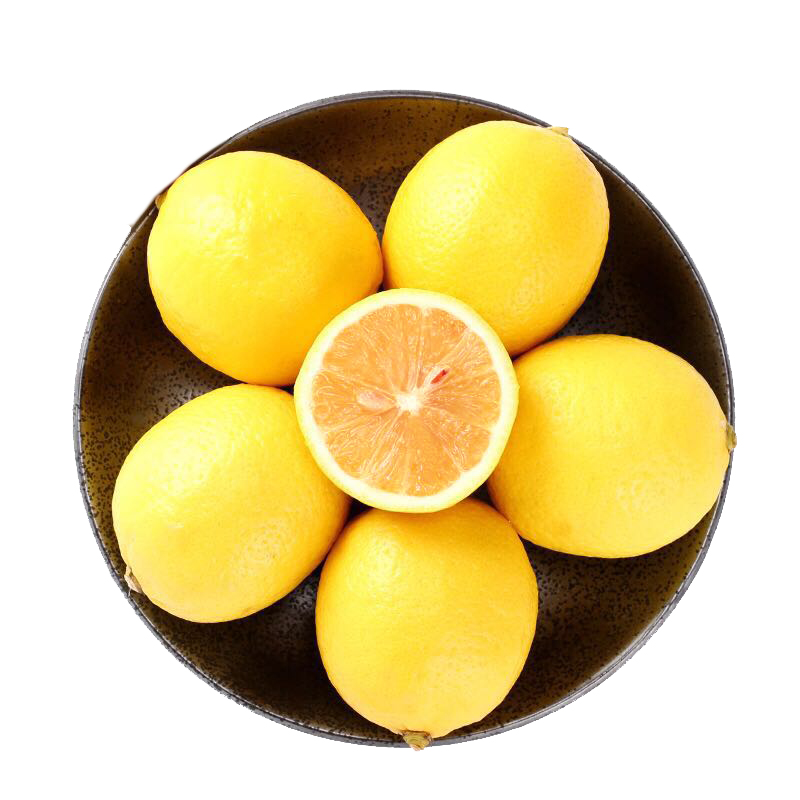 乐知果旗舰店四川安岳黄柠檬5斤大果新鲜当季水果现摘鲜批发包邮奶茶店大个果3