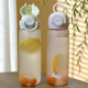 Large-capacity straw drinking cup with high temperature resistance in summer