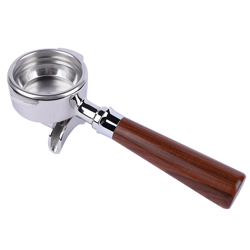 WEGA爱宝火箭卡法辣妈赛瑞蒙E61咖啡机配件58mm无底双嘴手柄配件 - 图3