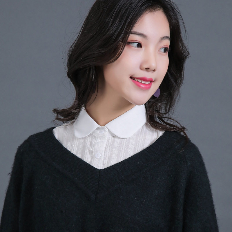 假领子女百搭春秋季多功能打底衫卫衣毛衣内搭背心小马甲韩版,淘宝优惠券,粉丝福利购,淘宝优惠卷