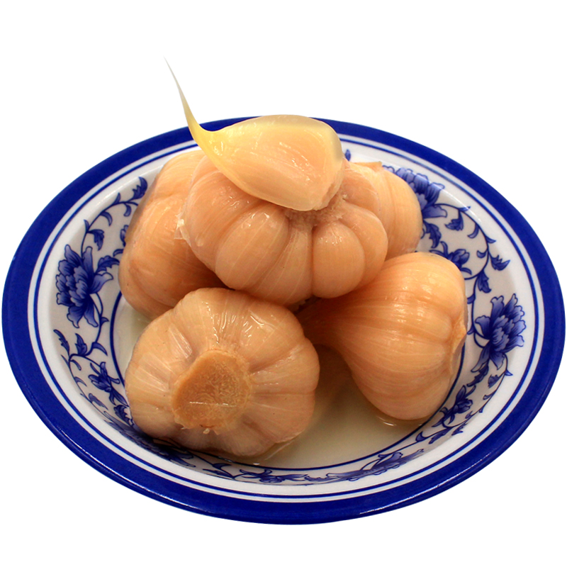 糖醋大蒜酸甜脆爽500g红蒜上海三林酱菜酱瓜系列七宝老街酱菜酱园 - 图3