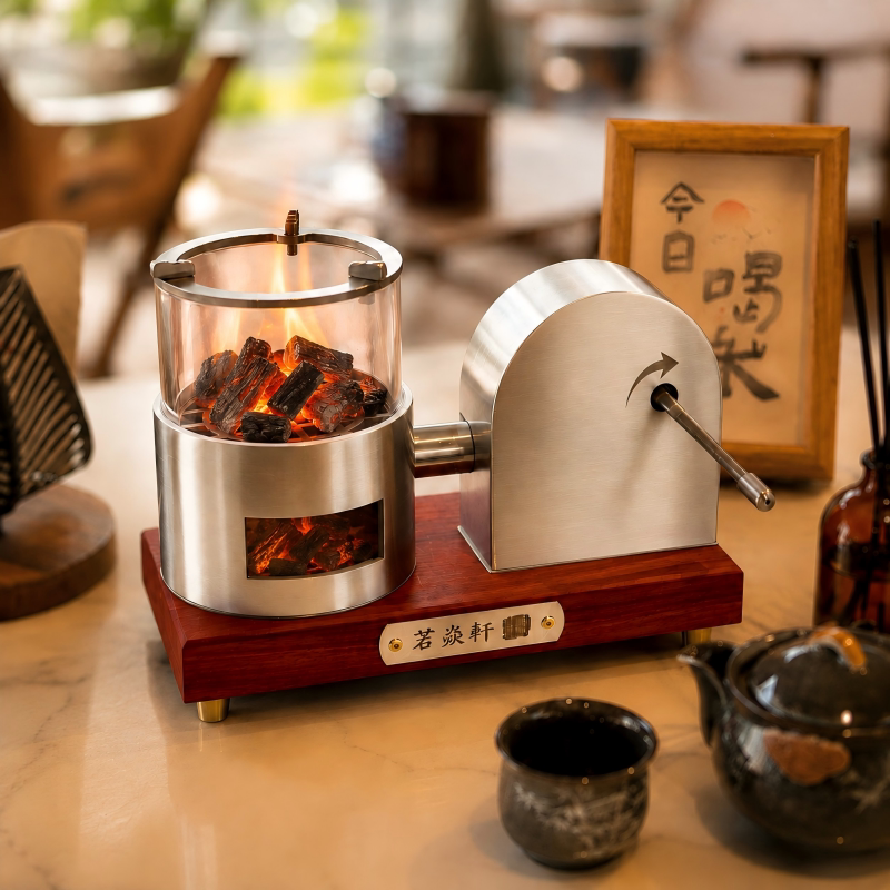 Ming Yanxuan second generation hand-operated charcoal fire tea stove watching the fire