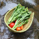 Household bamboo weaving bun basket kitchen coffee table storage basket