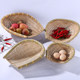 Household bamboo weaving bun basket kitchen coffee table storage basket