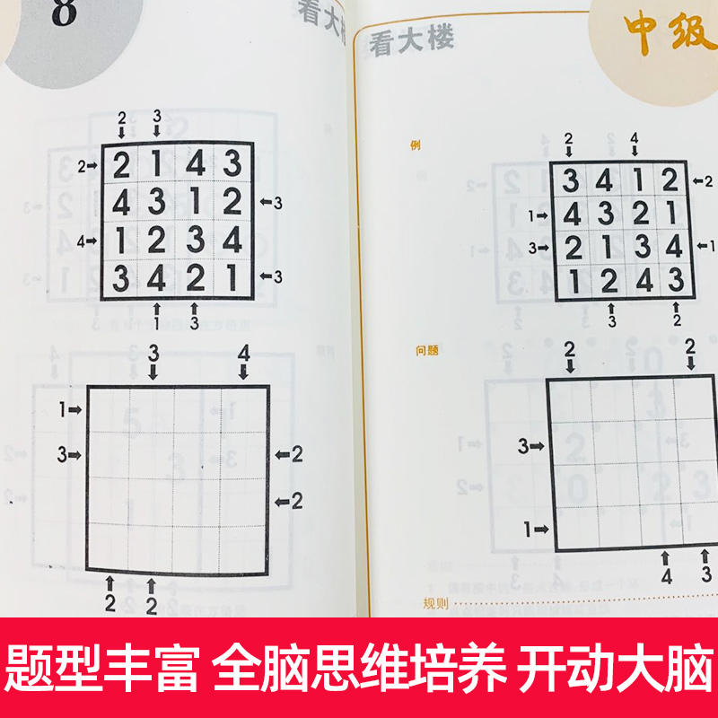 聪明格全套11册 数独书小学生数独游戏全脑开发门萨四宫格六宫格九宫格 数学逻辑思维阶梯训练题入门初级中级高级加法减法乘法除法 - 图1