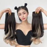 Хвостик, парик, кудрявый легкий и тонкий ремень на завязках, популярно в интернете