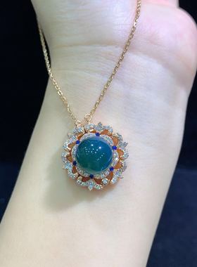 925银镶嵌时尚风心扉两用款吊坠