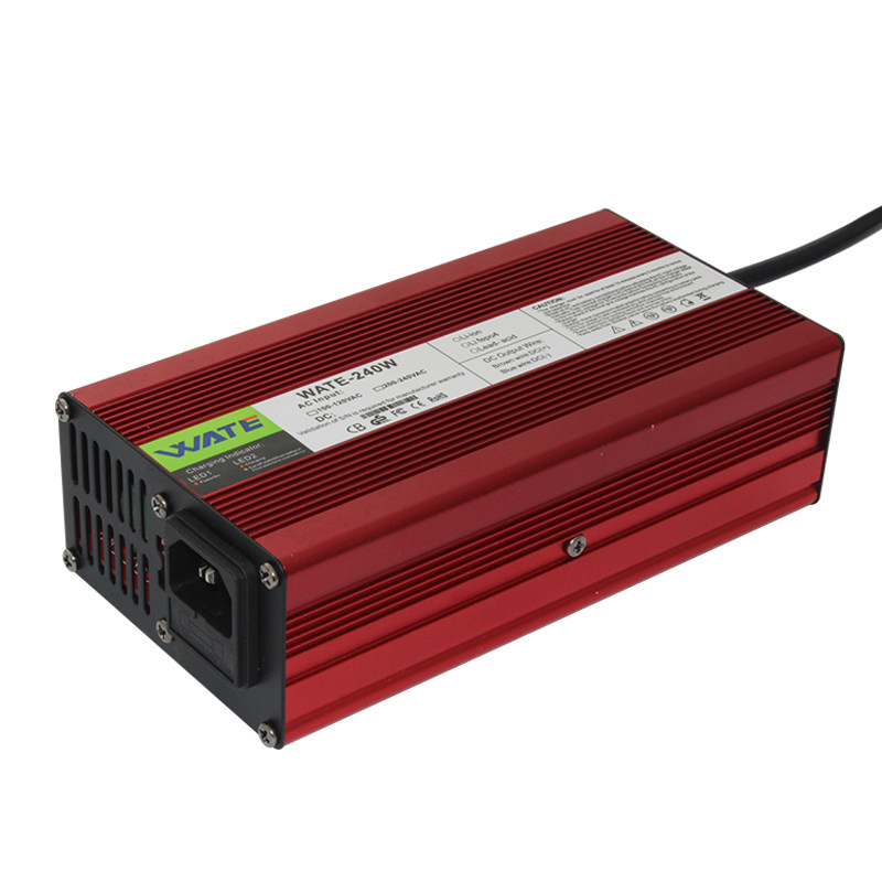 WATE4.2V10A 12A 15A充电器 3.7V锂电池组适用智能铝壳带风扇-天天券