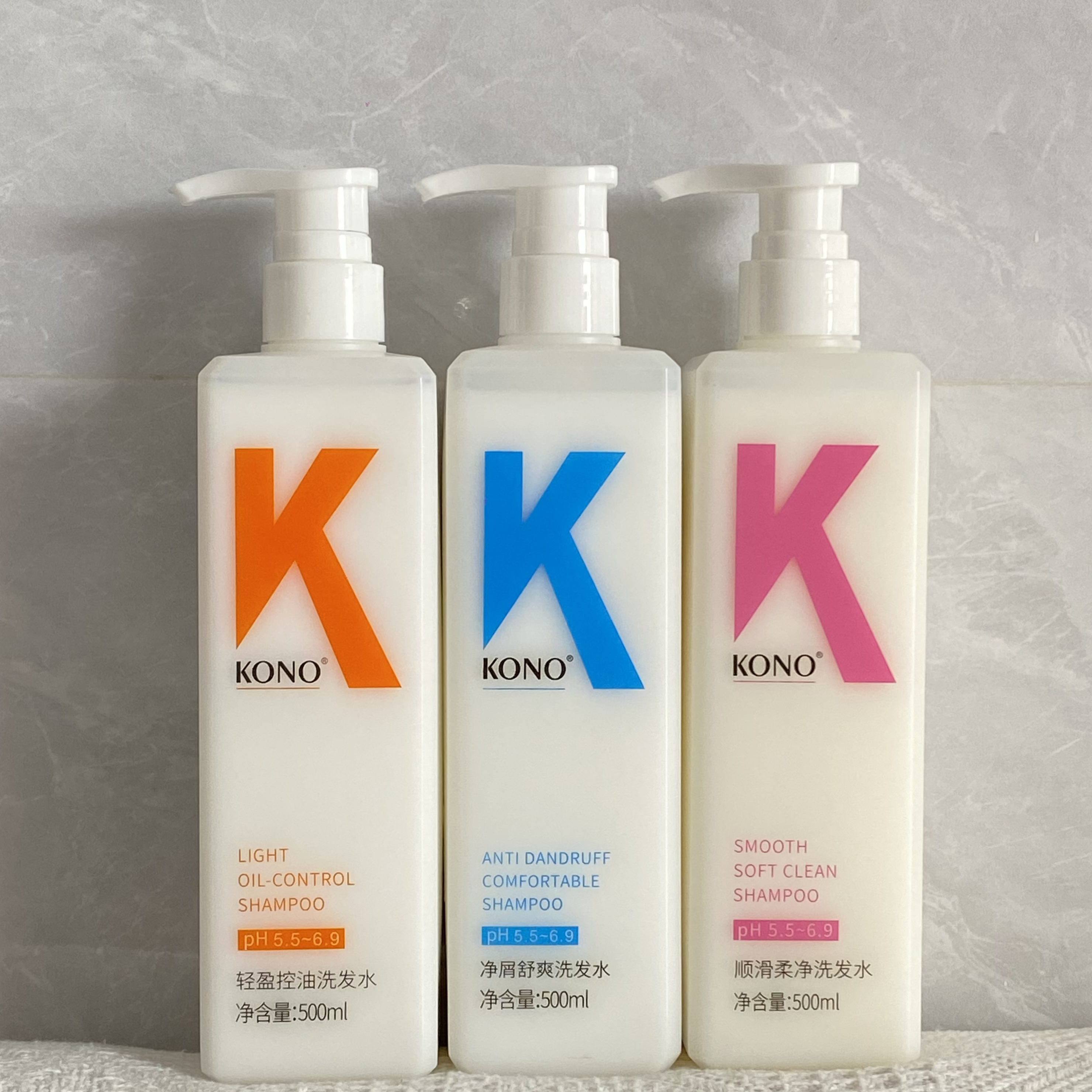 KONO轻盈控油洗发水去油去屑止痒蓬松除螨氨丰盈蓬松抖音正品男 - 图3