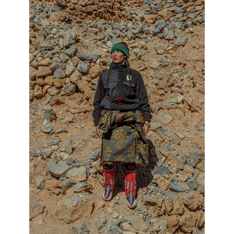 圣山2025秋冬阿里系列斜襟开衫抓绒外套原创潮流休闲仿羊羔绒外套,淘宝优惠券,粉丝福利购,淘宝优惠卷