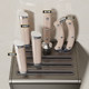 Kitchen knife stand storage rack gun gray kitchen knife stand countertop