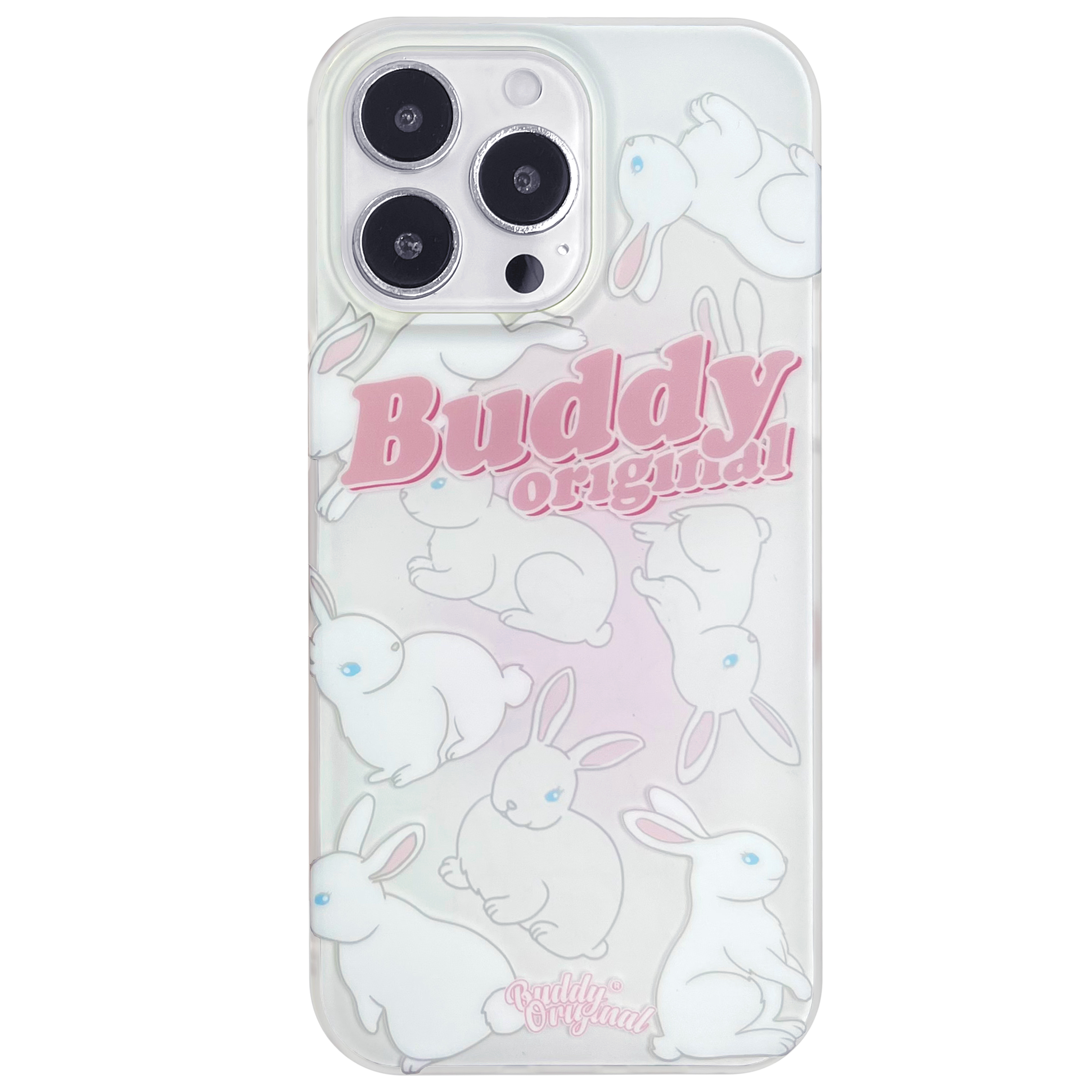 BUDDY原创兔子聚会适用iPhone14Promax手机壳15苹果13Pro可爱12ins华为mate60pro保护套