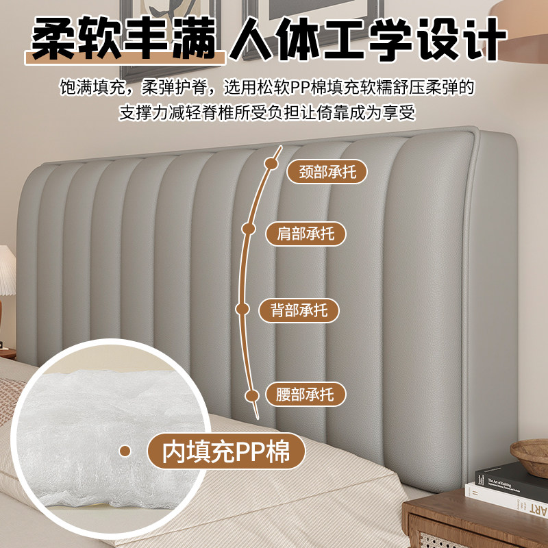 欧式床头套罩2025新款夹棉加厚床头软包靠背通用防尘木床保护罩,淘宝优惠券,粉丝福利购,淘宝优惠卷