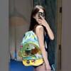 Swimming bag wet and dry separation waterproof belt shoe compartment children's backpack sports backpack fitness bag girls swimsuit storage bag