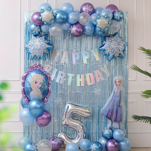 Детский воздушный шар для принцессы, «Холодное сердце», подарок на день рождения, принцесса Эльза