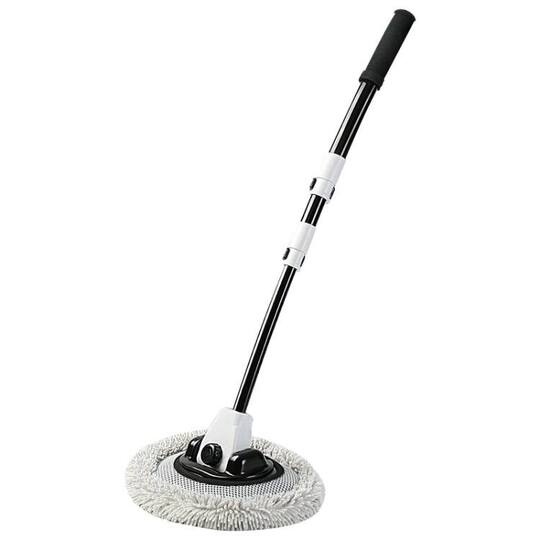 徕本弯杆洗车拖把不伤车漆软毛伸缩车用汽车刷子专用除尘掸子神器