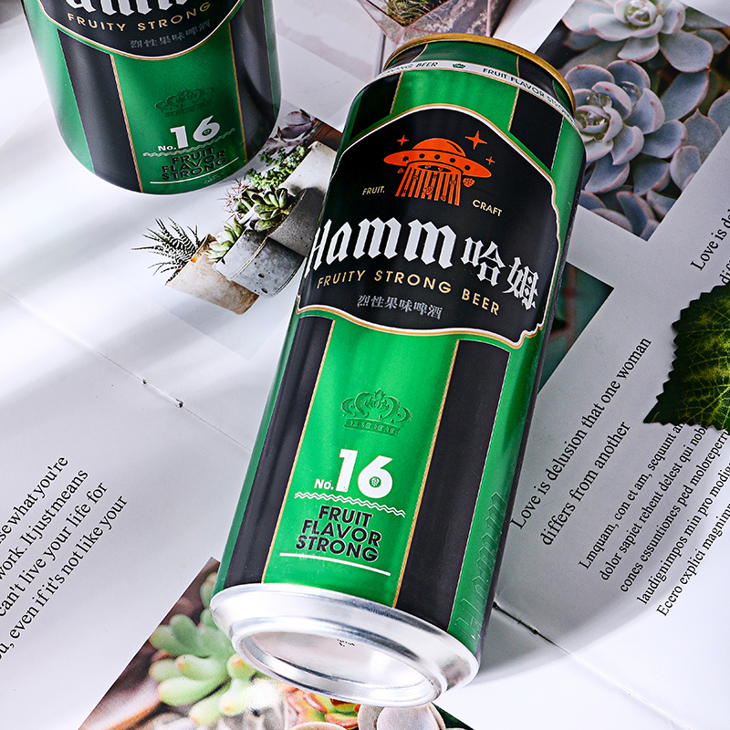 【10%vol】哈姆16号啤酒500ml*24罐高度烈性21°P听装啤酒整箱