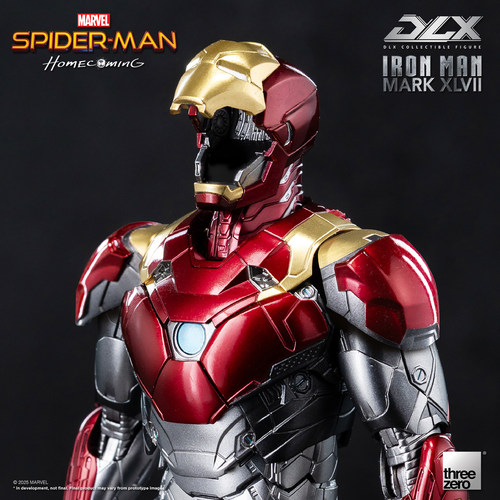 【预定定金】threezero DLX系列 钢铁侠 Mark47 收藏级可动模型 - 图0
