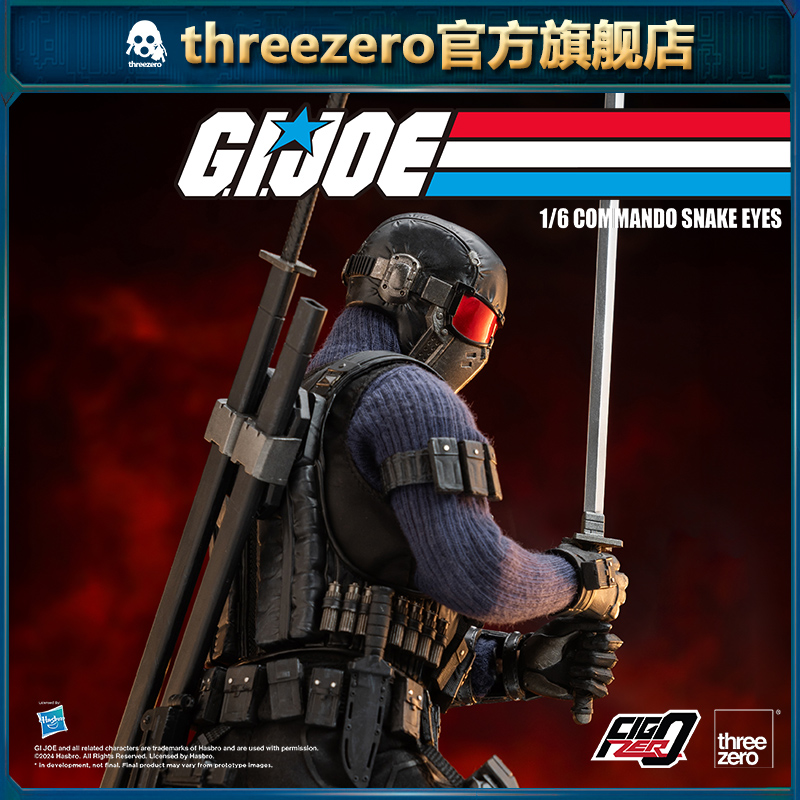 【预定定金】threezero FigZero 特种部队 指挥官蛇眼 1/6人偶 - 图1