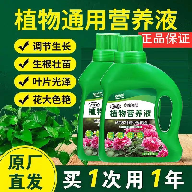 超浓缩植物营养液花肥通用化肥料家用绿植盆栽绿萝叶黄万能富贵竹 - 图2