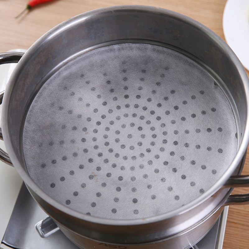 食品级蒸笼布不粘一次性家用蒸包子馒头垫纸圆形蒸屉无纺布30片装,淘宝优惠券,粉丝福利购,淘宝优惠卷