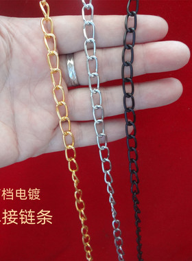 黑色小链条铁环广告牌挂灯消防