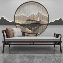 New Chinese solid wood Guiffee chair small family type bedroom Beauty tatami approb. modern single sloth sofa chaise longue customised