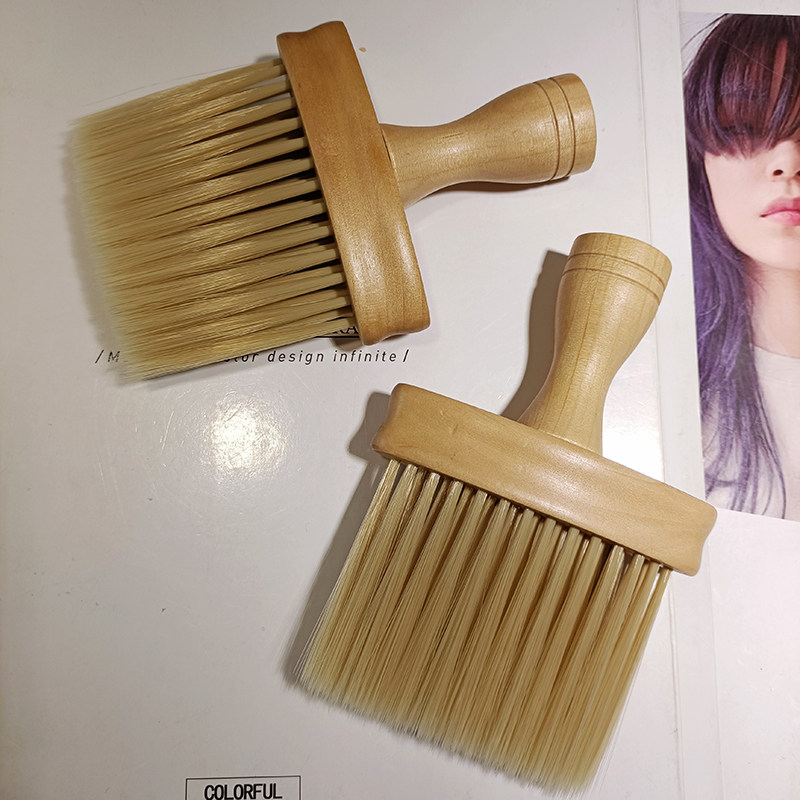 美发碎发扫毛扫发廊专业清洁工具全实木理发店专用头发剪发刷子,淘宝优惠券,粉丝福利购,淘宝优惠卷