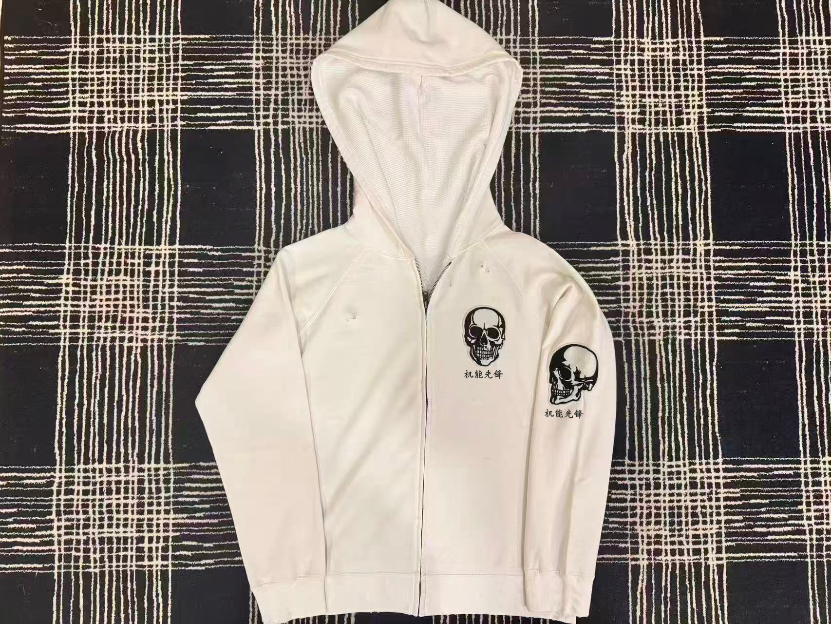 Number (N)ine SS04 "Dream Baby Dream" Double Skull Zip-Up