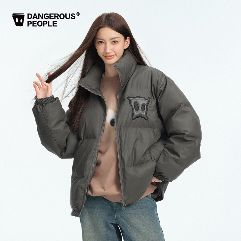 Dangerouspeople薛之谦dsp小眼睛pu棉服冬季宽松百搭潮流厚外套,淘宝优惠券,粉丝福利购,淘宝优惠卷