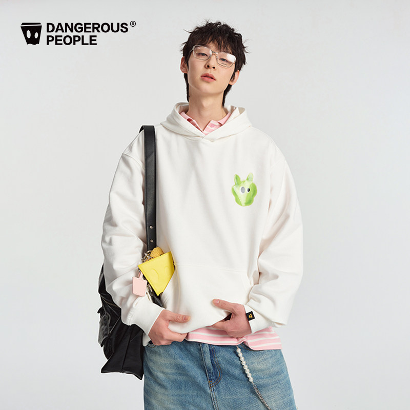 Dangerouspeople薛之谦dsp可爱怪兽猫猫休闲宽松百搭潮连帽卫衣,淘宝优惠券,粉丝福利购,淘宝优惠卷