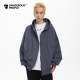 Joker Xue DSP lockeres, vielseitiges Cardigan-Sweatshirt mit Kapuze