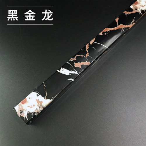 浴室实心挡水条一字大理石纹隔水卫生间拦水厨房台面防水门槛条 - 图2