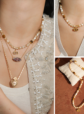 BohemianRhapsodie珍珠贝母项链