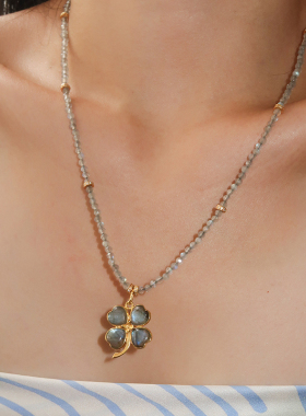 BohemianRhapsodie拉长石毛衣链