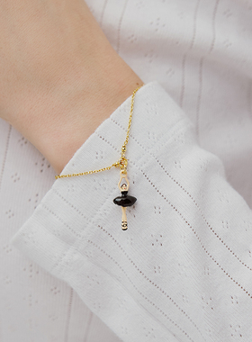 Les Nereides迷你芭蕾系列 黑色芭蕾舞裙 手链