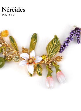 普罗旺斯硕果累累甜橙薰衣草手链