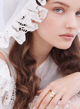 Les Nereides巴黎歌剧院系列 金色大提琴 项链