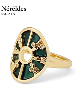 LesNereides镀金黄铜手工珐琅