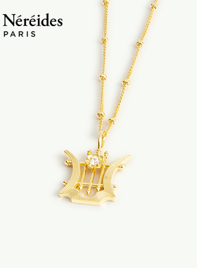 Les Nereides巴黎歌剧院系列 金柄七弦琴 项链