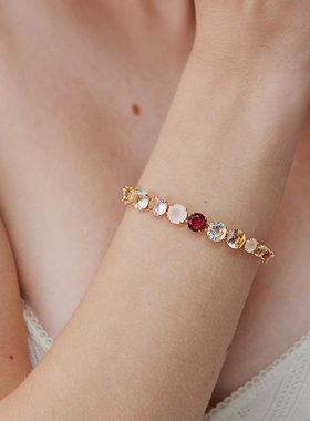 Les Nereides千叶星河系列 多星钻组合 手链