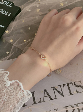 日系george melis丘比特星月手链女时尚轻奢百搭个性小众设计送