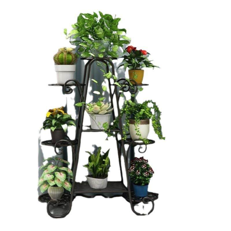 花架子室内家用装饰客厅落地式阳台置物花盆架多层铁艺简约新款,淘宝优惠券,粉丝福利购,淘宝优惠卷