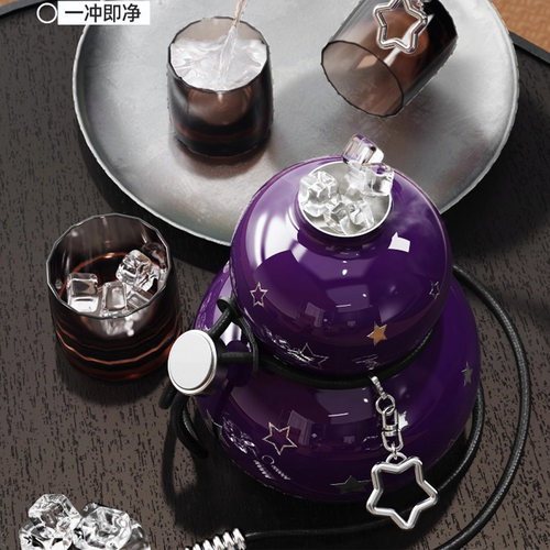 葫芦保温杯女士女生高颜值杯子高级感316水壶便携式女款吸管水杯 - 图0