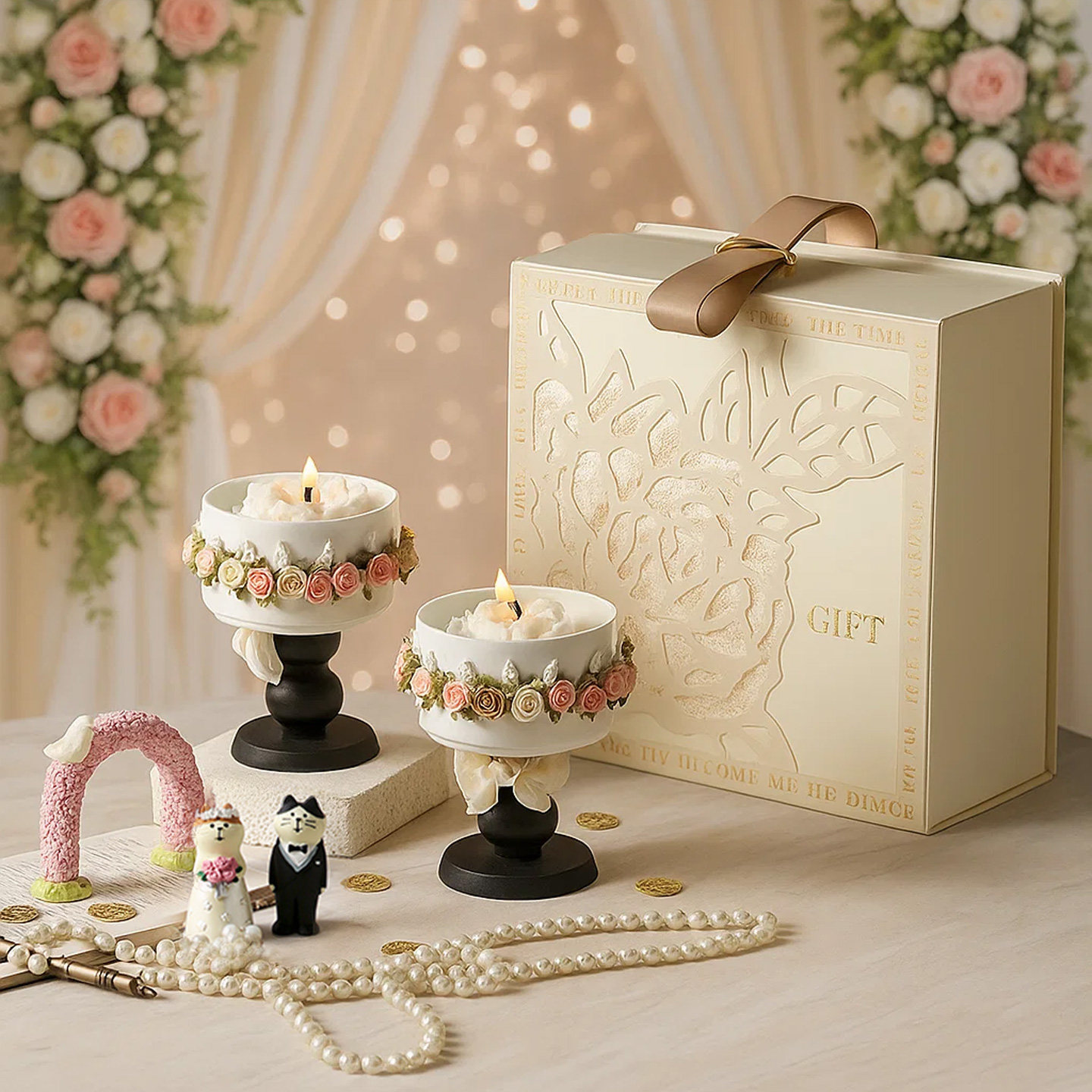 新婚礼物结婚婚礼适合送新人新娘朋友订婚闺蜜的高档实用香薰礼品