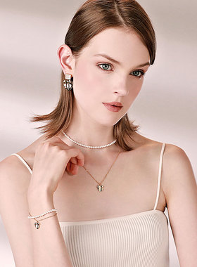 BABYBEI初贝龟背竹手链